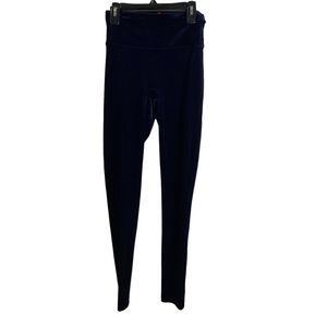 Spanx Blue Velvet Skinny Lounge Pants